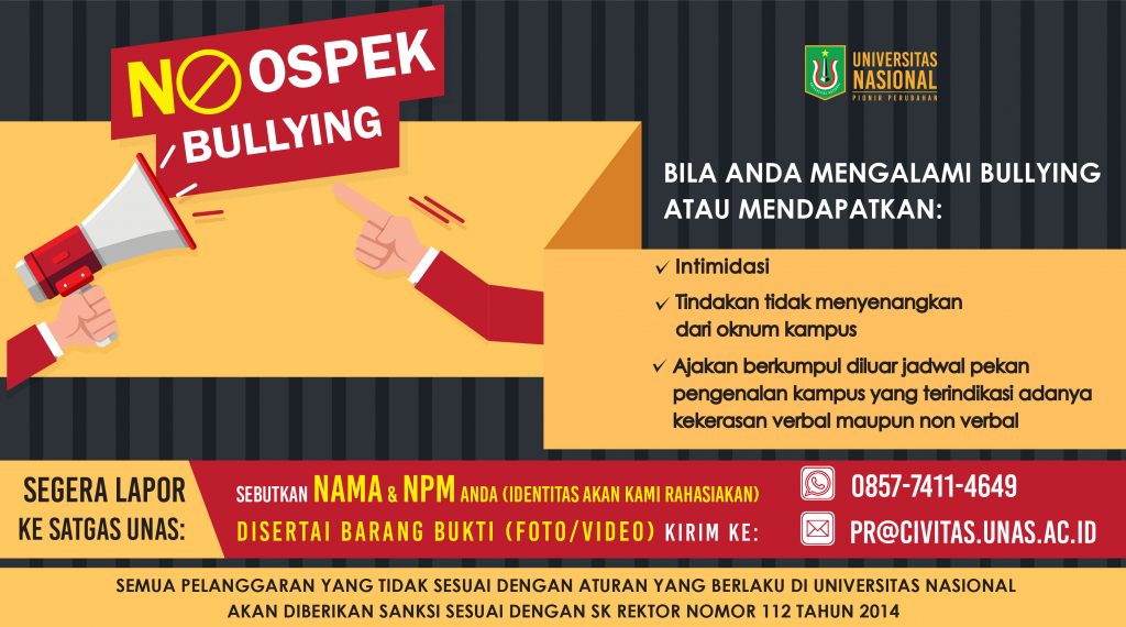 NO OSPEK NO BULLYING