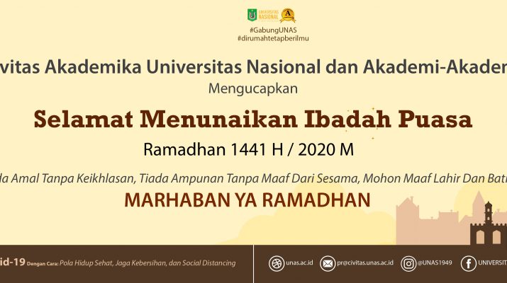 Selamat Menunaikan Ibadah Puasa Ramadhan 1441 H