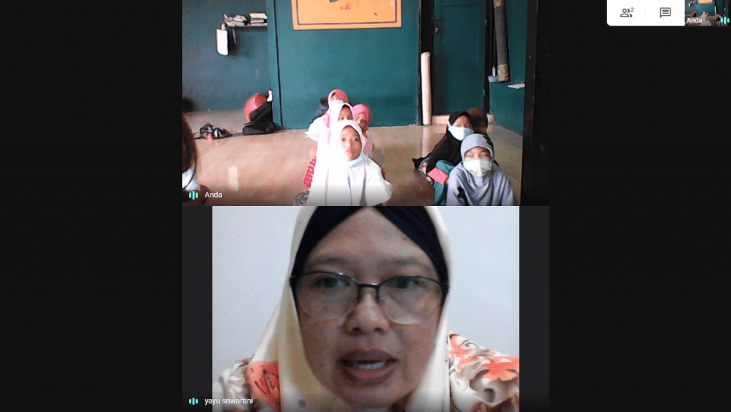 Kegiatan PKM yang dilakukan Prodi Ilmu Komunikasi di Sekolah Master Depok pada Sabtu, (19/12)