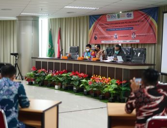 Kegiatan Focus Group Discussion dan Peluncuran Buku "Arung Maritim Indonesia dalam Gejolak Ombak Globalisasi" kerjasama antara Prodi Hubungan Internasional dengan Bank BNI pada hari Selasa, 30 Maret 2021 di Menara UNAS
