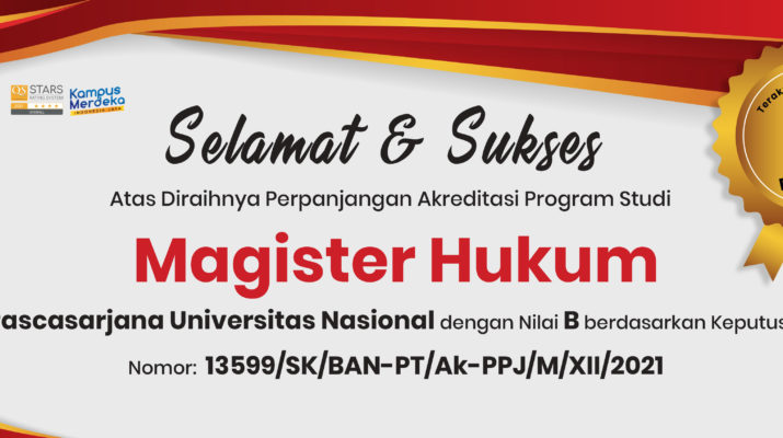 Selamat & Sukses Atas Diraihnya Perpanjangan Akreditasi Program Studi ...