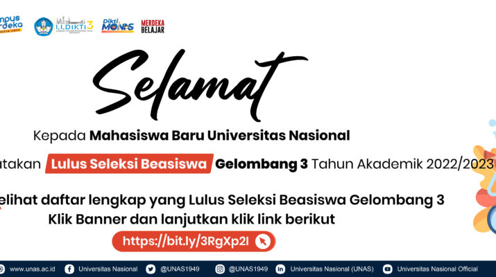 Pengumuman Beasiswa Mahasiswa Baru Gelombang 3 Tahun Akademik 2022/2023 ...