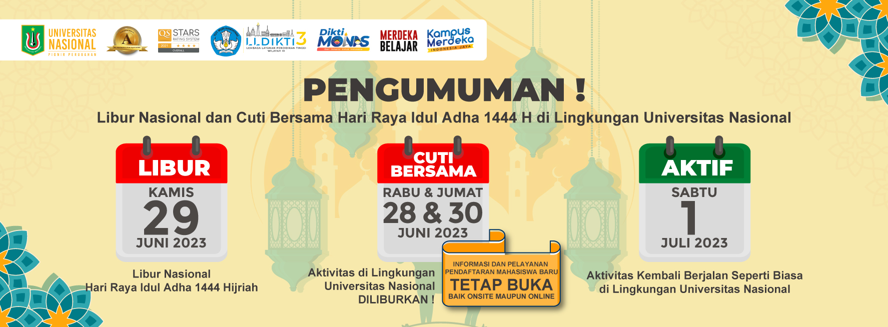 Pengumuman Libur Nasional Dan Cuti Bersama Hari Raya Idul Adha H Mpr Unas