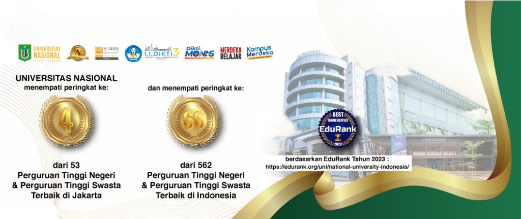 UNAS-Peringkat-4-PTS-&-PTN-Di-Jakarta-&-Peringkat-66-PTS-&-PTN-Di-Indonesia