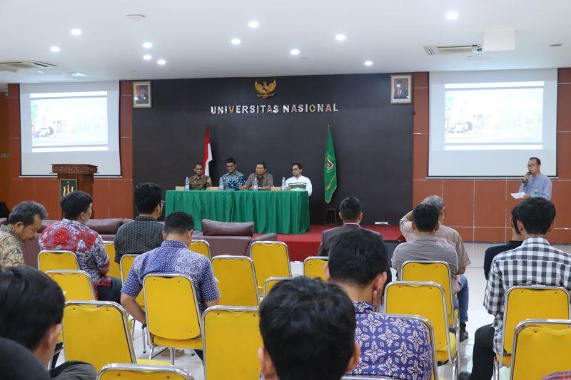 Suasana Sosialisasi KPR Bagi Karyawan UNAS di Ruang Aula Lt 4 Blok 1 UNAS
