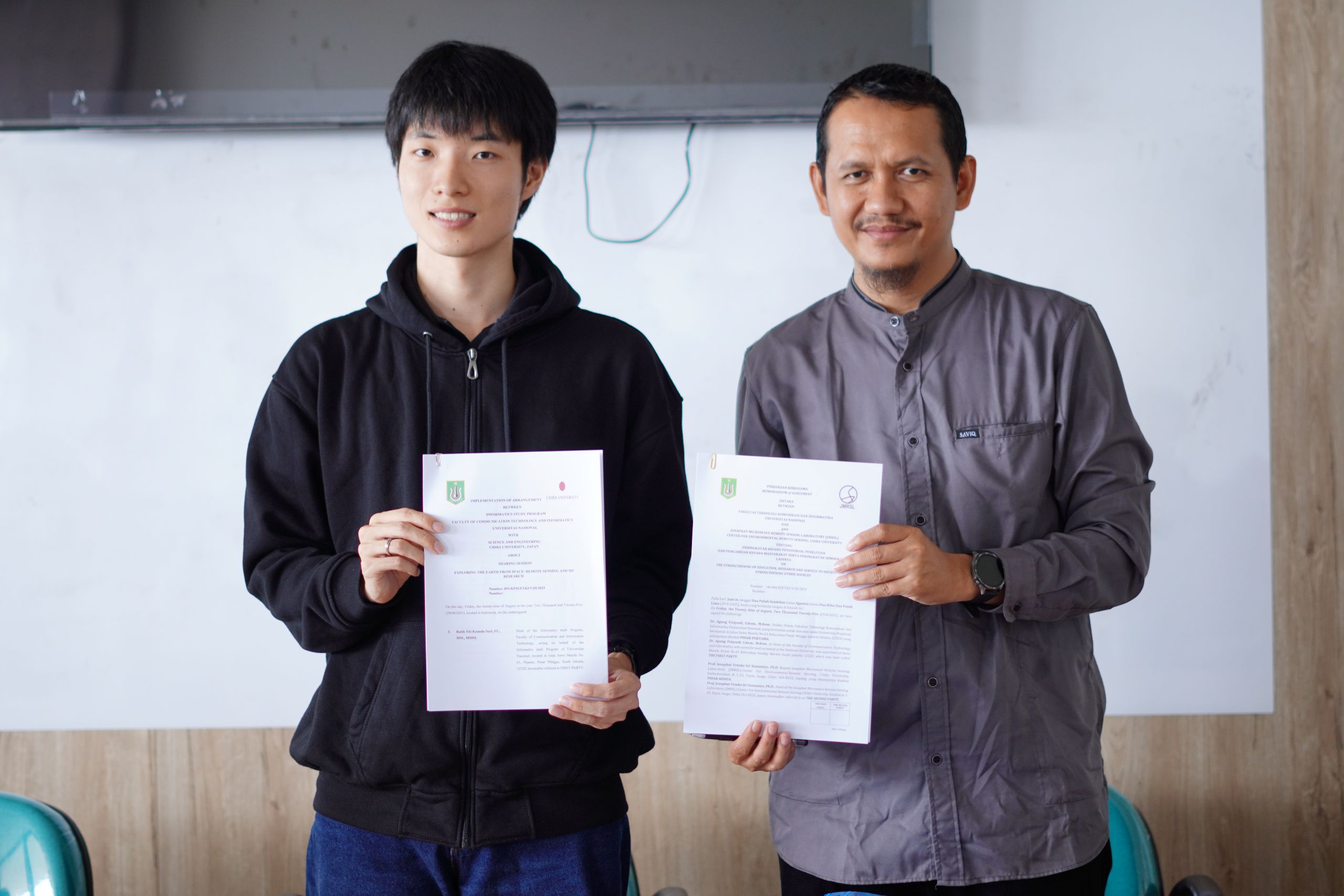 FTKI UNAS Adakan Sharing Session Belajar Remote Sensing Bersama Mahasiswa Jepang