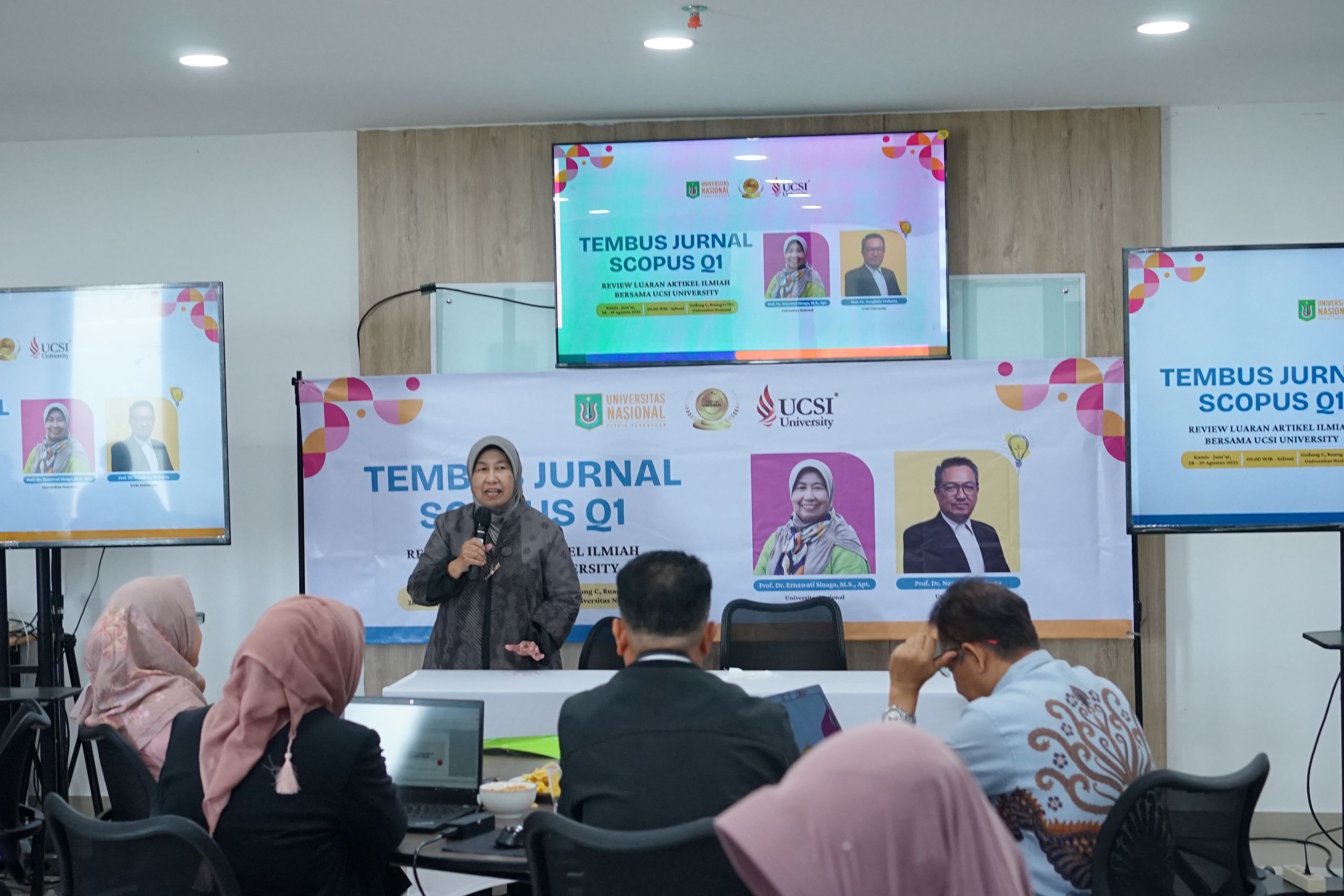 LPPM UNAS Adakan Pelatihan Menulis Artikel Ilmiah Tembus Jurnal Scopus Q1 Bersama UCSI University